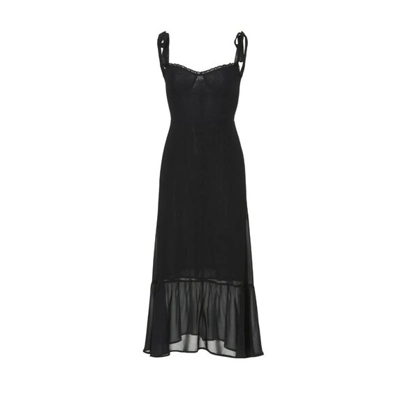 Reformation Nikita Dress in Black - Picture 5 of 10